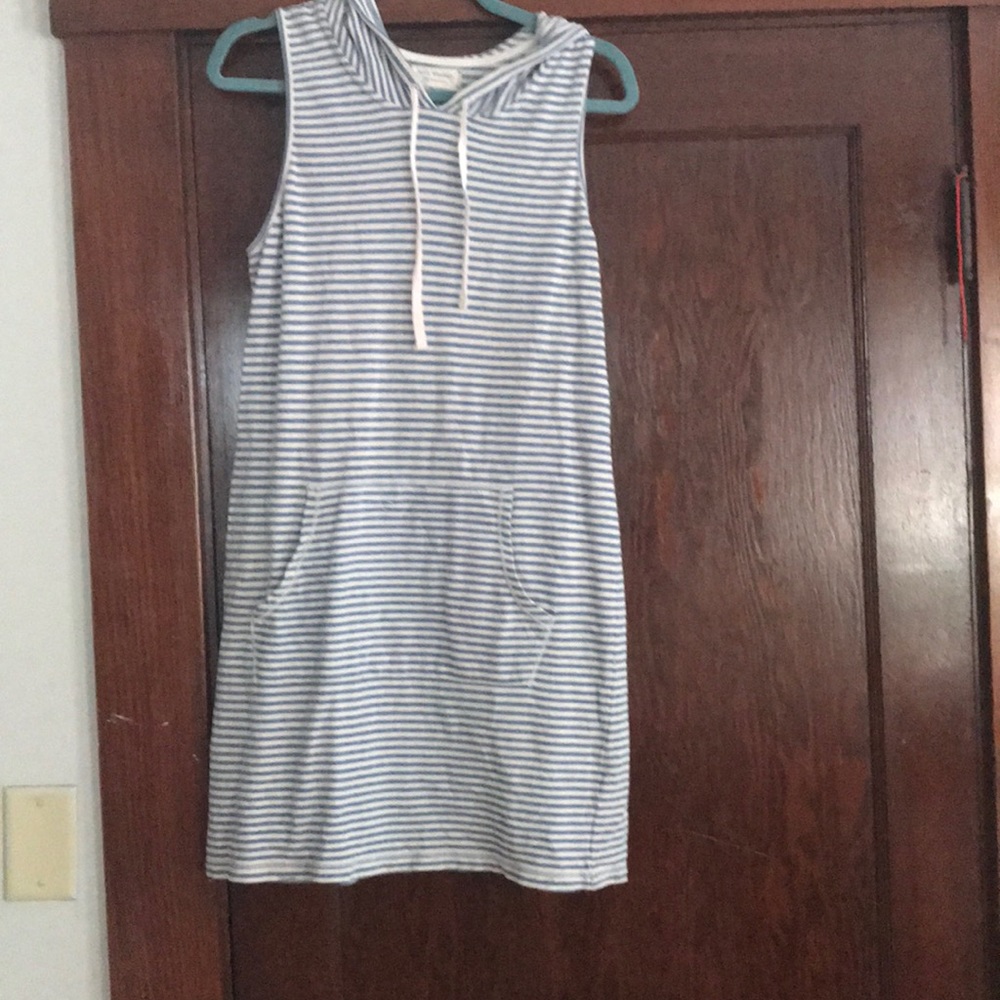 Striped hoodie mini